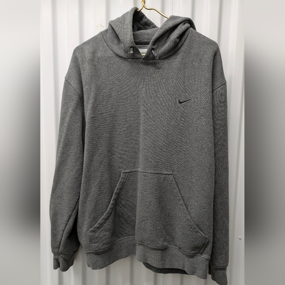 Nike Men's Charcoal Hoodie - Picture 2 of 5